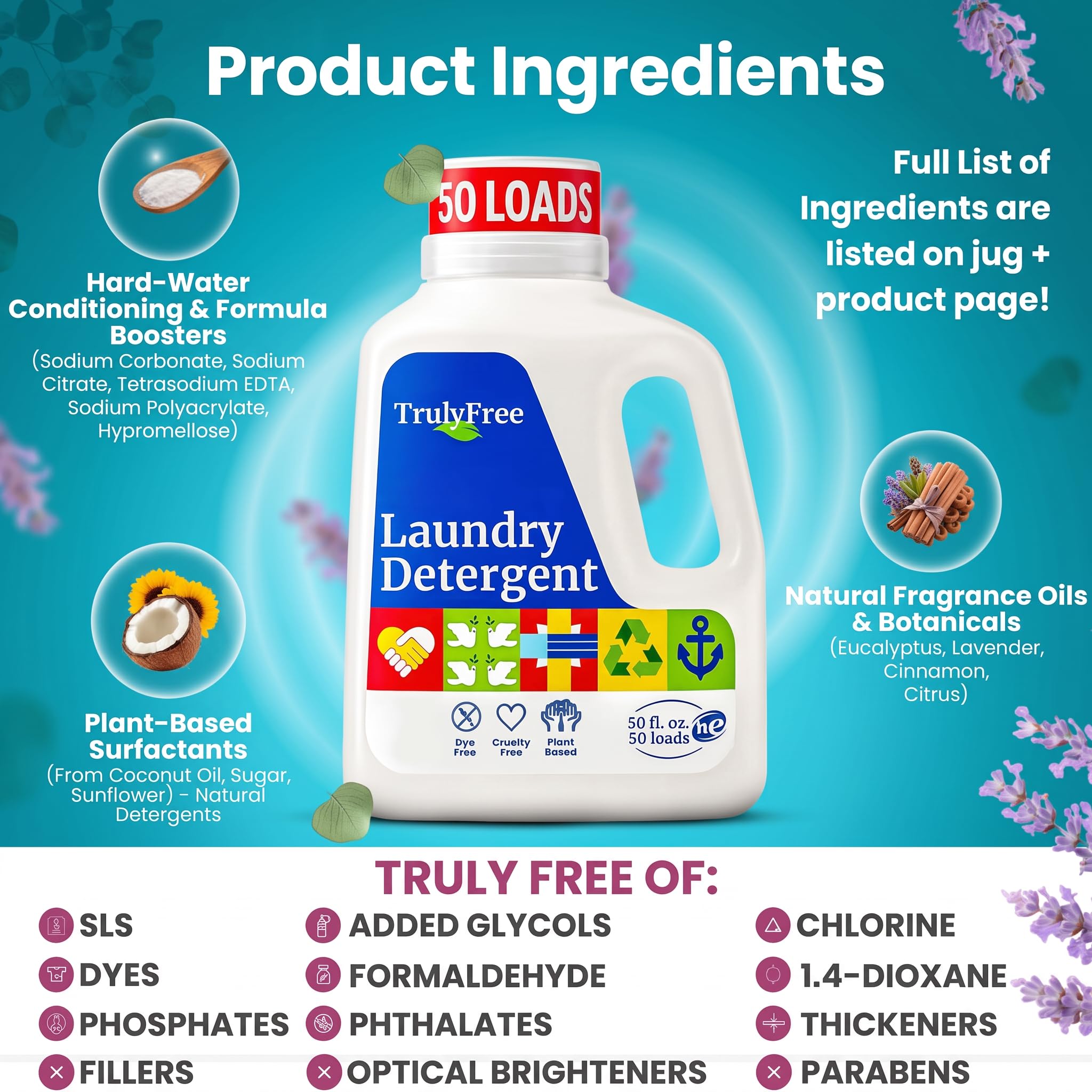 Amazon.com: Truly Free Natural Laundry Detergent - 1 Jug + 1 Fill Amazon.com: Truly Free Natural Laundry Detergent - 1 Jug + 1 Fill